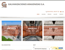 Tablet Screenshot of galvasa.com